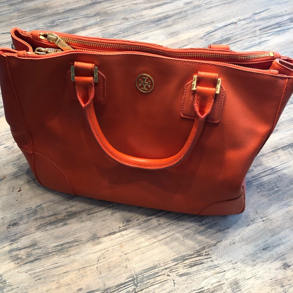 Tory Burch Handbag and Matching Wallet